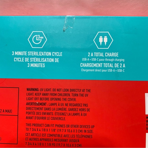 Blue Hive UV Light Phone Sterilizer Box BNIB - Picture 9 of 10